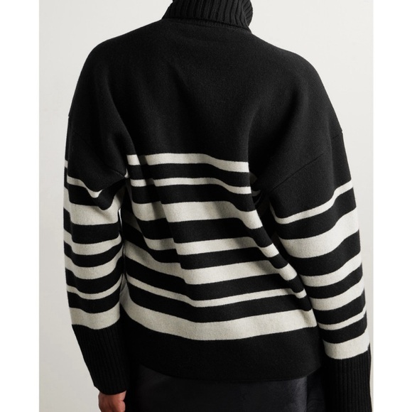 PROENZA SCHOULER Striped wool and cashmere-blend turtleneck sweater - Picture 3 of 12